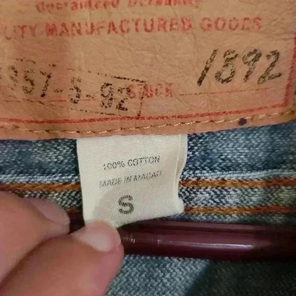 Vintage Abercombie & Fitch denim jacket size S blue - Picture 3 of 4